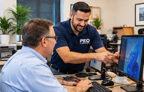 Practical technology support in a professional office